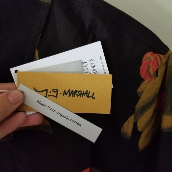 𝅺nwt Wood Wood David JM Street Fink Button Down Size Small - Picture 13 of 15